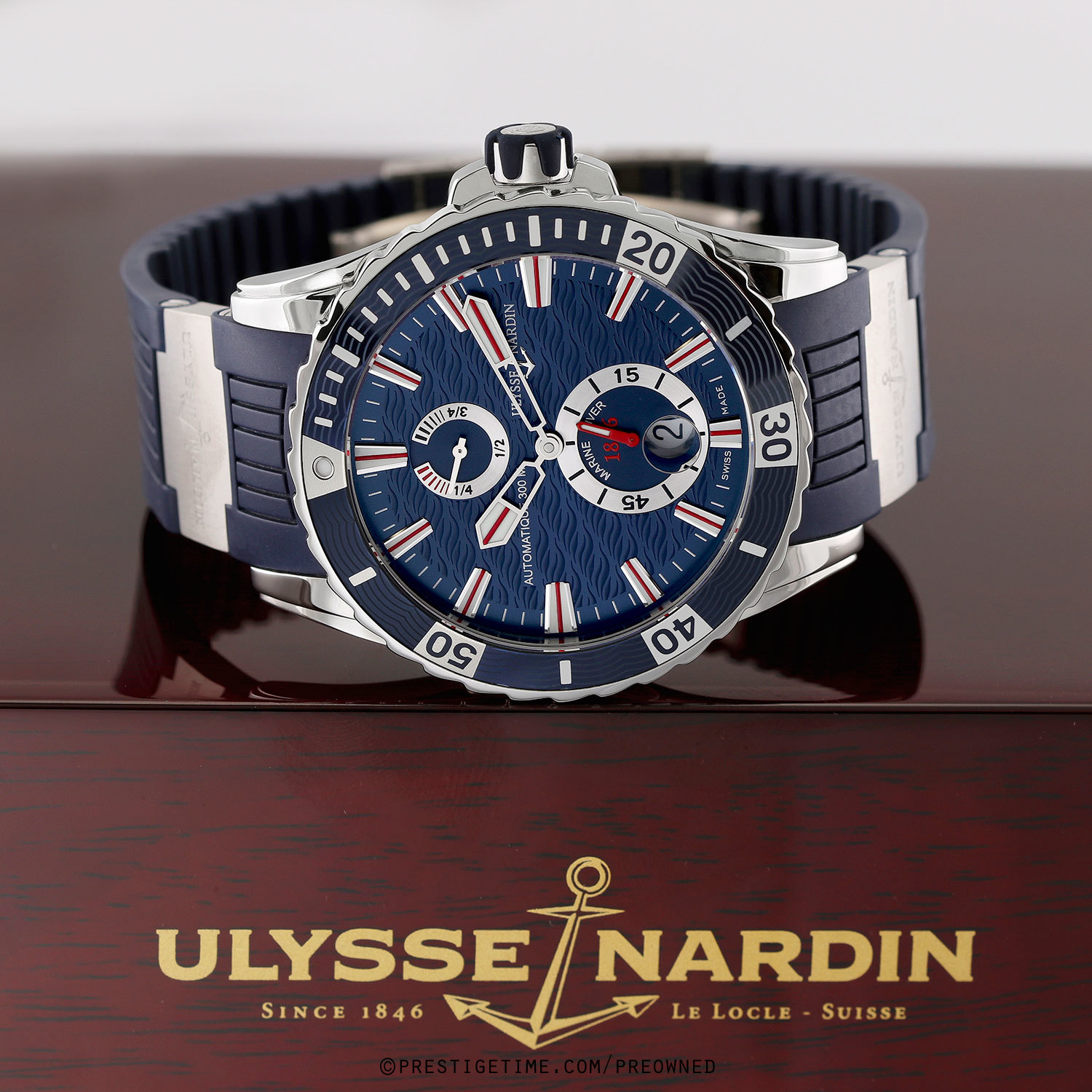 Pre owned Ulysse Nardin Maxi Marine Diver 44mm 263 10 3 93